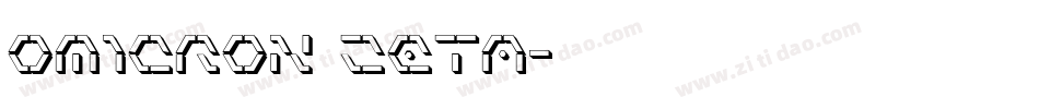 Omicron Zeta字体转换